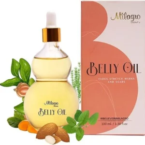 Milagro Beauty Belly Oil: Fades Stretch Marks and Scars (100 ml)