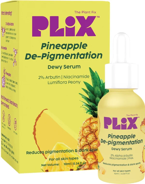 The Plant Fix Plix 2% Alpha Arbutin Pineapple Serum for Pigmentation & Dark Spot Reduction