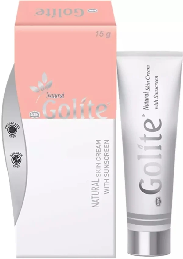 NATURAL Sunscreen - SPF 50 GOLITE Skin Cream With Sunscreen (15 g)