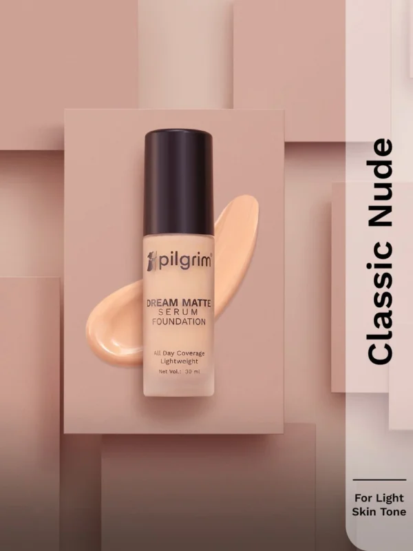 Pilgrim Dream Matte Serum Foundation (Classic Nude 123, 30 ml)