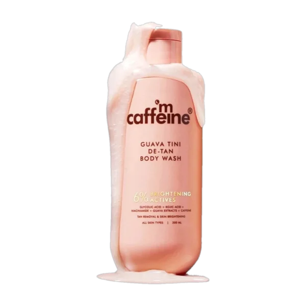 mCaffeine Detan Body Wash with 1% Glycolic, 5% Niacinamide-Kojic ...more