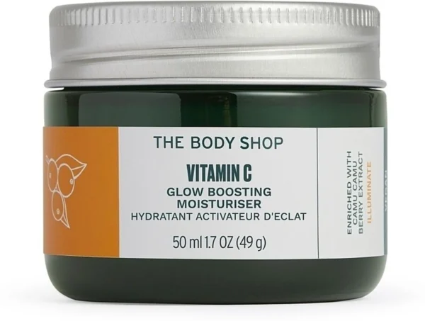 Bath and Body Works Body Shop Vitamin C Glow Boosting Moisturizer Boosts Skin Radiance Hydrates & Softens (50 ml)