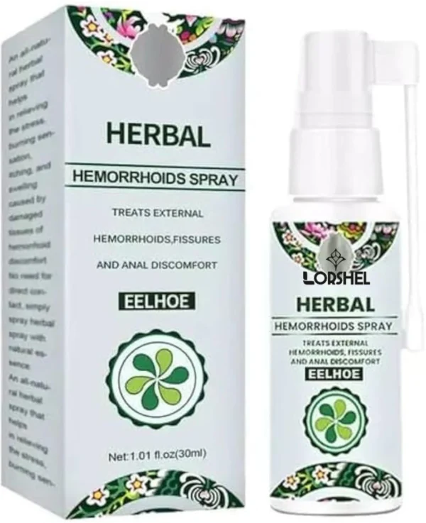 LORSHEL Radiant Relief: Herbal Hemorrhoids Spray Liquid (50 ml)
