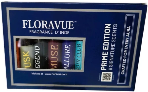 Floravue Experience Luxury in Miniature — 6 Signature Scents, One Elegant Box for Men Eau de Parfum  -  60 ml (For Men)