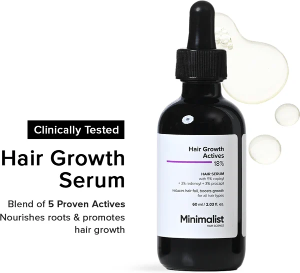 Minimalist Hair Growth Actives 18% Hair Serum (60 ml)