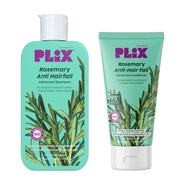 The Plant Fix Plix Anti Hairfall Regime| Advanced Shampoo-Conditioner (2 Items in the set)